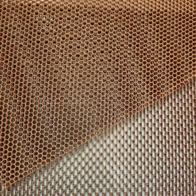 Density 48 Cell Size 3.2mm OX Over Expanded Size 1050*2500 Aramid Honeycomb Core