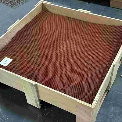 Δάχος 5,2 mm Πυκνότητα 56 Ευέλικτος Nomex Honeycomb Core Πλούμι σχήμα διάτρητο πλέγμα