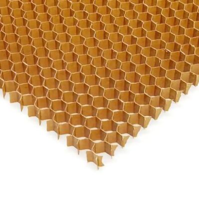 Lightweight Aramid Paper Honeycomb Core Hexagonal Honeycomb Hole Cell Size 4.8mm